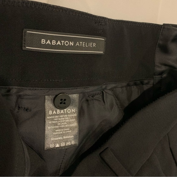 BABATON Pleated Dress Pants - High Waisted - Black - Women’s 6 - Picture 12 of 12